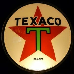 15" Texaco Star Gas Pump Globe