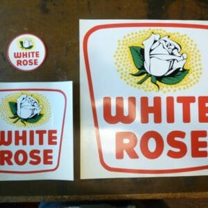 1953 White Rose Decal