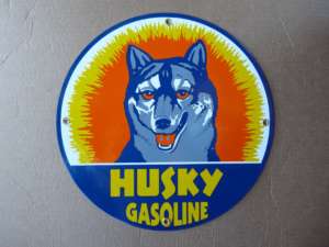 Gas Station Garage Husky Gasoline Gas Oil Sign Retro Tin Sign B825 Auto Shop 